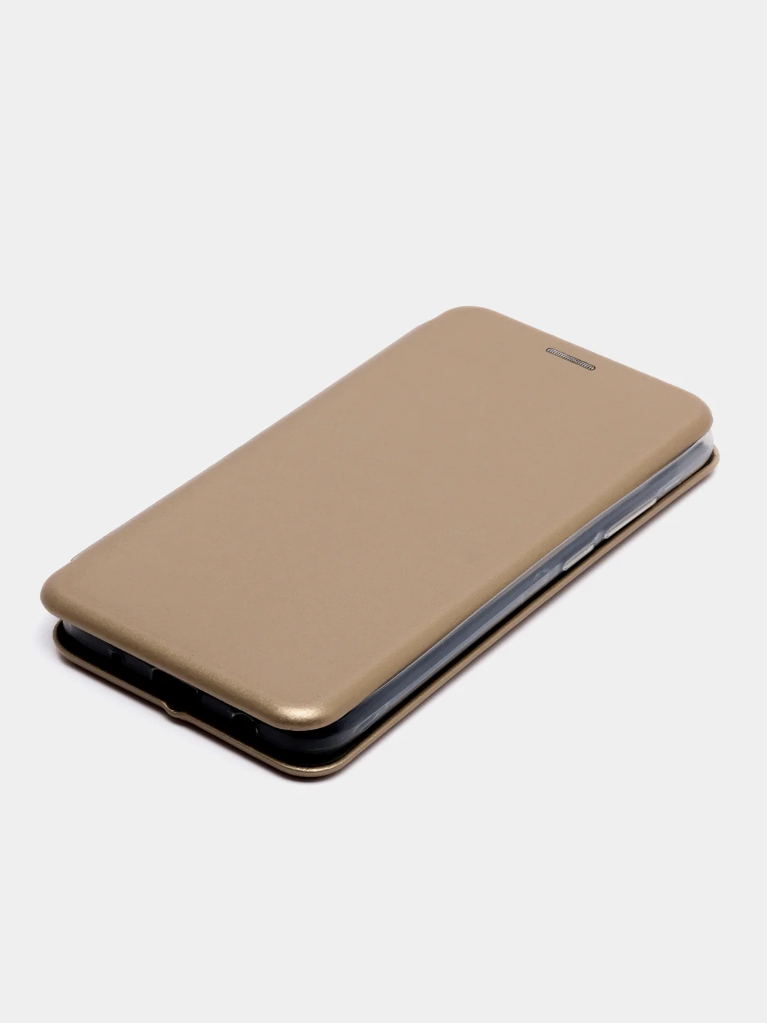 Золотой чехол-книжка для Xiaomi Redmi A1 Plus, A2+, Poco C51 / Сяоми Редми A1+, А2 Плюс, Поко С51