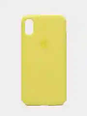Лимонный чехол Silicone Case для iPhone X/XS