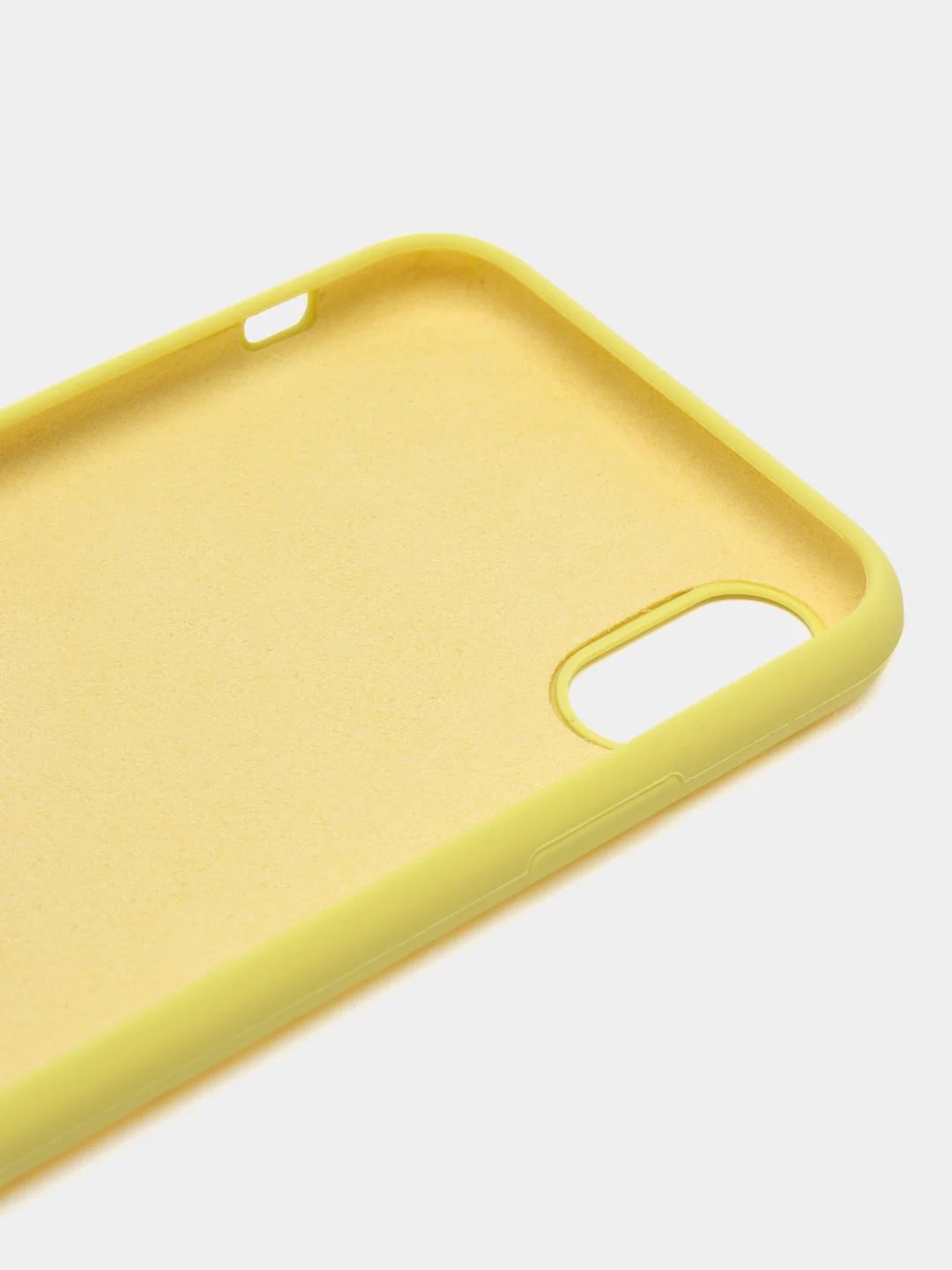 Лимонный чехол Silicone Case для iPhone X/XS