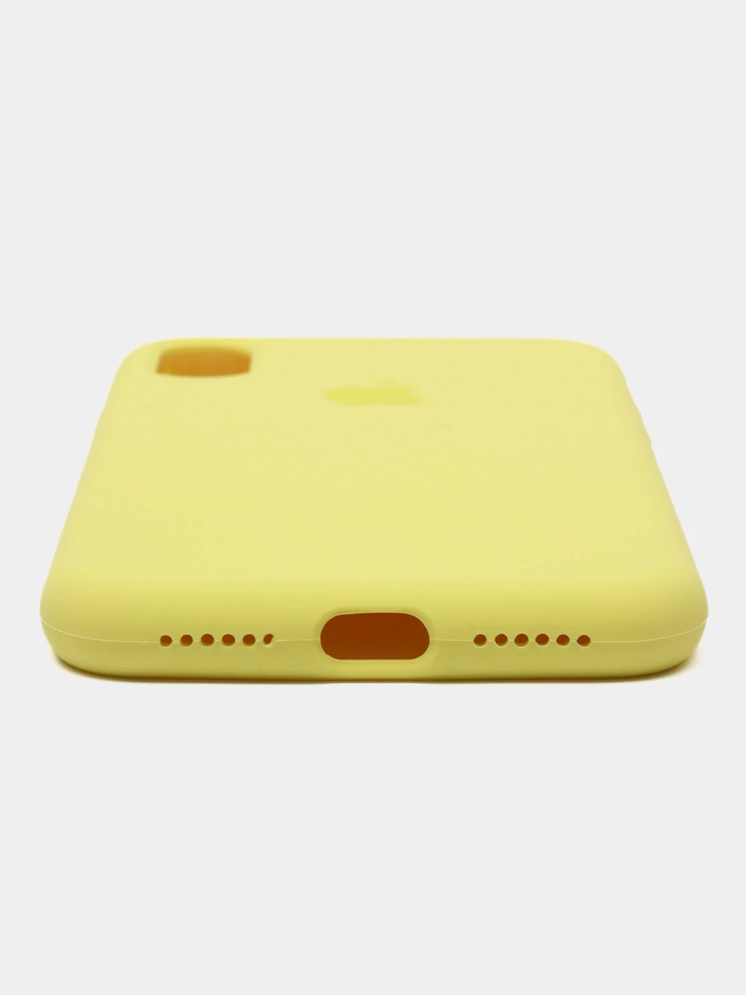 Лимонный чехол Silicone Case для iPhone X/XS