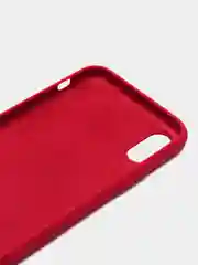 Вишнёвый чехол Silicone Case для iPhone X/XS
