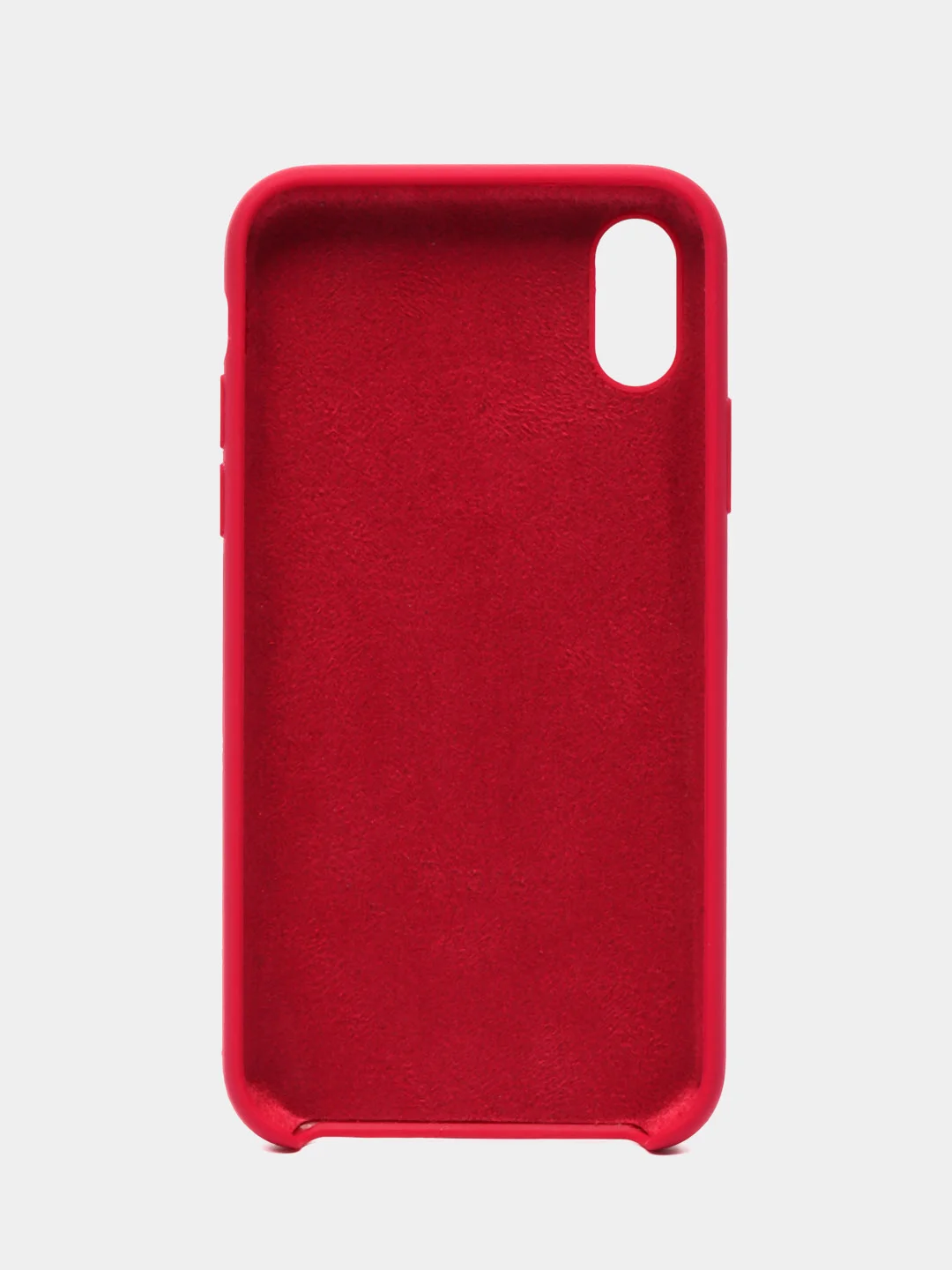 Вишнёвый чехол Silicone Case для iPhone X/XS