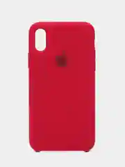 Вишнёвый чехол Silicone Case для iPhone X/XS