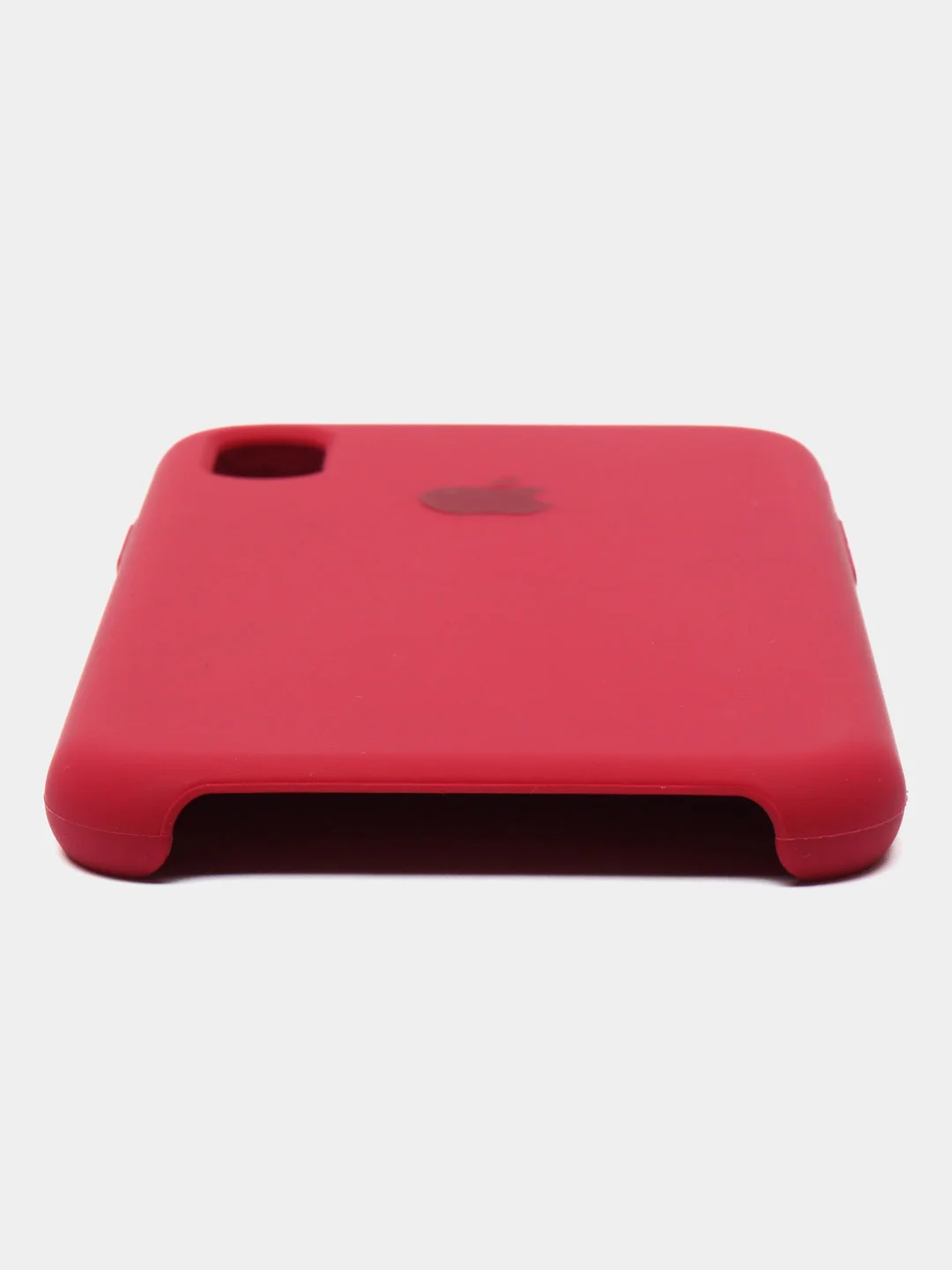 Вишнёвый чехол Silicone Case для iPhone X/XS