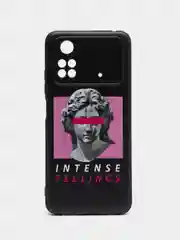 Золотой силиконовый чехол для Xiaomi POCO M4 Pro 4G, с принтом, с рисунком (Сяоми ПОКО М4 Про 4г)