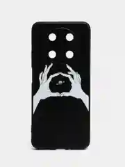 Пастельно-коралловый силиконовый чехол для Huawei nova Y90, с принтом, с рисунком (Хуавей Нова У90 )