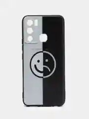 Золотистый хаки силиконовый чехол для Infinix HOT 12i, с принтом, с рисунком (Инфиникс Хот 12 ай)