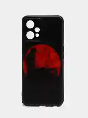 Сиреневый силиконовый чехол для Realme 9 PRO / Realme 9 5G, с принтом, с рисунком (Реалми 9 про)