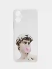 Алый силиконовый чехол для Tecno Camon 19 Neo, с принтом, с рисунком (Техно Камон 19 Нео)