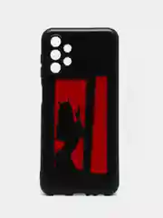 Рыжий силиконовый чехол для Samsung Galaxy A13 4G, с принтом, с рисунком (Самсунг Галакси А13)