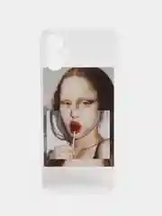 Багровый силиконовый чехол для Tecno Camon 19 Neo, с принтом, с рисунком (Техно Камон 19 Нео)