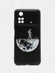 Мятный силиконовый чехол для Xiaomi POCO M4 Pro 4G, с принтом, с рисунком (Сяоми ПОКО М4 Про 4г)