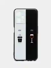 Бирюзовый силиконовый чехол для Realme 9 PRO / Realme 9 5G, с принтом, с рисунком (Реалми 9 про)