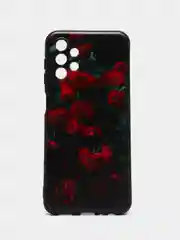 Оранжевый силиконовый чехол для Samsung Galaxy A13 4G, с принтом, с рисунком (Самсунг Галакси А13)