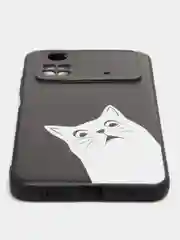 Бронзовый силиконовый чехол для Xiaomi POCO M4 Pro 4G, с принтом, с рисунком (Сяоми ПОКО М4 Про 4г)