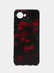 Оранжевый чехол для Realme C30 / C30S / Narzo 50i Prime, с принтом, с рисунком (Реалми С30)