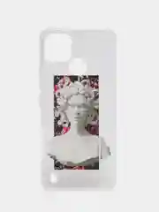 Аметистовый чехол для Realme C21y / C25y, с принтом, с рисунком (Реалми С21у / С25у)
