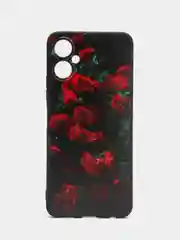Оранжевый силиконовый чехол для Tecno Spark 9 Pro, с принтом, с рисунком (Техно Спарк 9 Про)