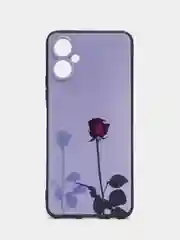 Серебряный силиконовый чехол для Tecno Spark 9 Pro, с принтом, с рисунком (Техно Спарк 9 Про)
