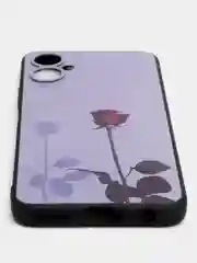 Серебряный силиконовый чехол для Tecno Spark 9 Pro, с принтом, с рисунком (Техно Спарк 9 Про)