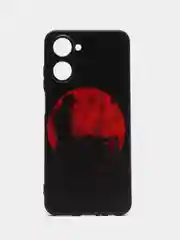 Сиреневый силиконовый чехол для Realme 10 4G, с принтом, с рисунком (Реалми 10 4г)