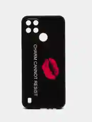 Синий чехол для Realme C21y / C25y, с принтом, с рисунком (Реалми С21у / С25у)