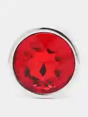 Красный анальная пробка с мешочком