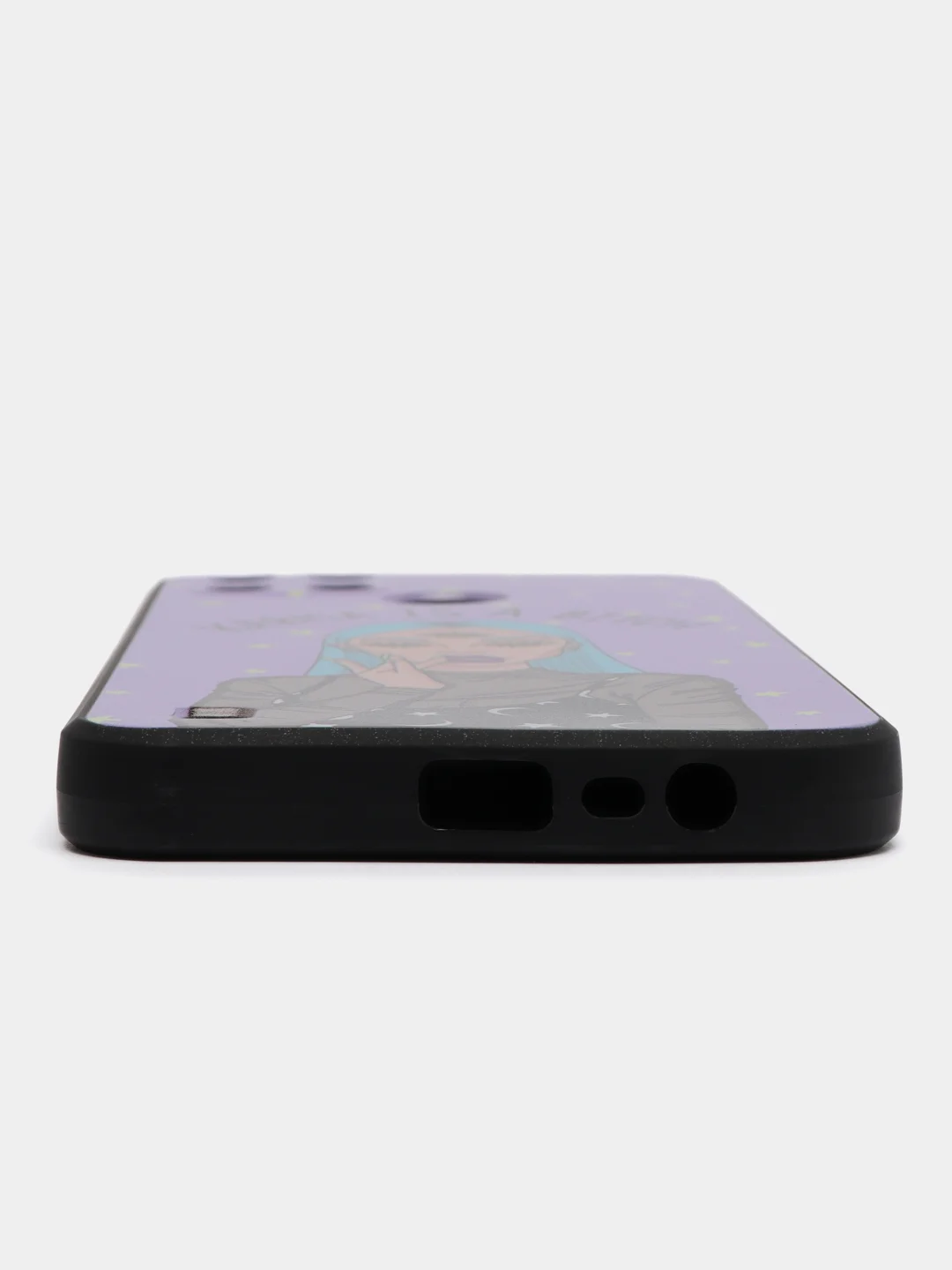Пурпурный чехол для Realme C21y / C25y, с принтом, с рисунком (Реалми С21у / С25у)