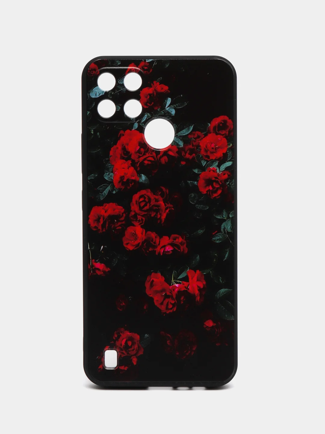 Оранжевый чехол для Realme C21y / C25y, с принтом, с рисунком (Реалми С21у / С25у)