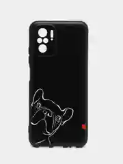 Песочный хаки силиконовый чехол для Xiaomi Redmi Note 10S / Note 10 4G / Poco m5S, с рисунком, с принтом