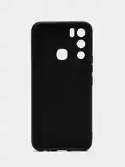 Тёмно-бирюзовый силиконовый чехол для Infinix HOT 12i, с принтом, с рисунком (Инфиникс Хот 12 ай)