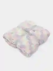 Белый плюшевый плед