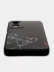 Песочный хаки чехол для Tecno POP 6 Pro, с принтом, с рисунком (Техно Поп 6 Про)