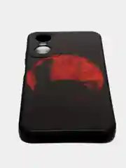 Сиреневый чехол для Tecno POP 6 Pro, с принтом, с рисунком (Техно Поп 6 Про)