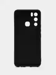 Сиреневый силиконовый чехол для Infinix HOT 12i, с принтом, с рисунком (Инфиникс Хот 12 ай)