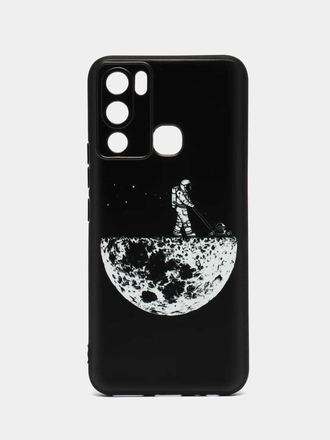 Мятный силиконовый чехол для Infinix HOT 12i, с принтом, с рисунком (Инфиникс Хот 12 ай)