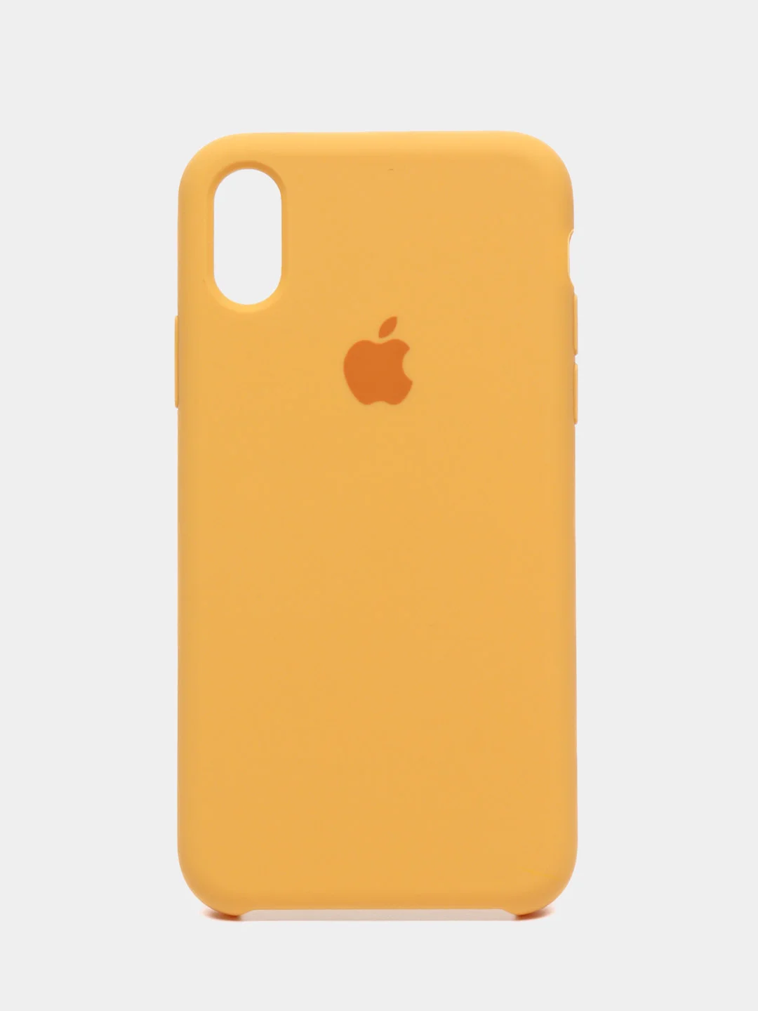 Желтый чехол Silicone Case для iPhone X/XS