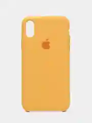 Желтый чехол Silicone Case для iPhone X/XS