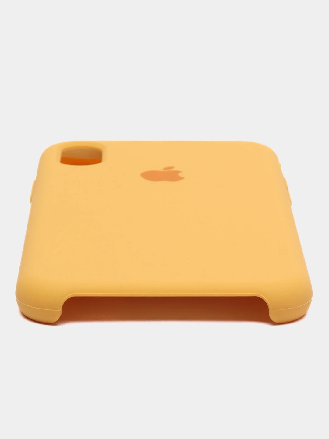 Желтый чехол Silicone Case для iPhone X/XS