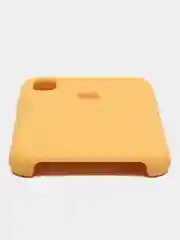 Желтый чехол Silicone Case для iPhone X/XS
