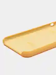 Желтый чехол Silicone Case для iPhone X/XS