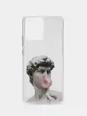 Алый чехол для Realme C30 / C30S / Narzo 50i Prime, с принтом, с рисунком (Реалми С30)