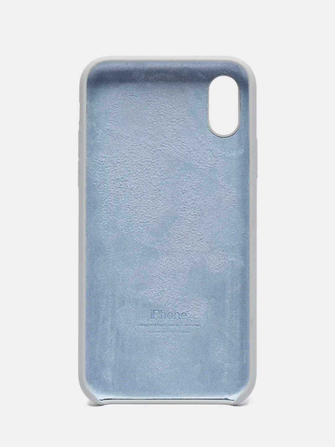 Зелёный хаки чехол Silicone Case для iPhone X/XS