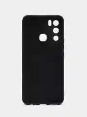 Голубой силиконовый чехол для Infinix HOT 12i, с принтом, с рисунком (Инфиникс Хот 12 ай)