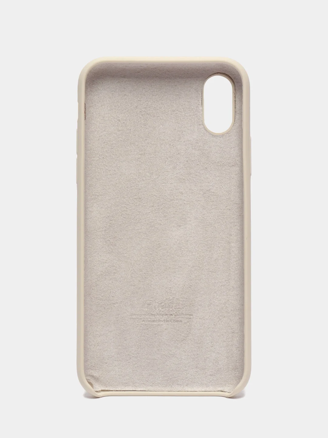 Слоновая кость чехол Silicone Case для iPhone X/XS