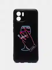 Голубой чехол для Xiaomi Redmi A1 / A2, с принтом, с рисунком (Сяоми Редми А1 / А2)
