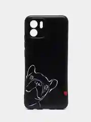 Песочный хаки чехол для Xiaomi Redmi A1 / A2, с принтом, с рисунком (Сяоми Редми А1 / А2)