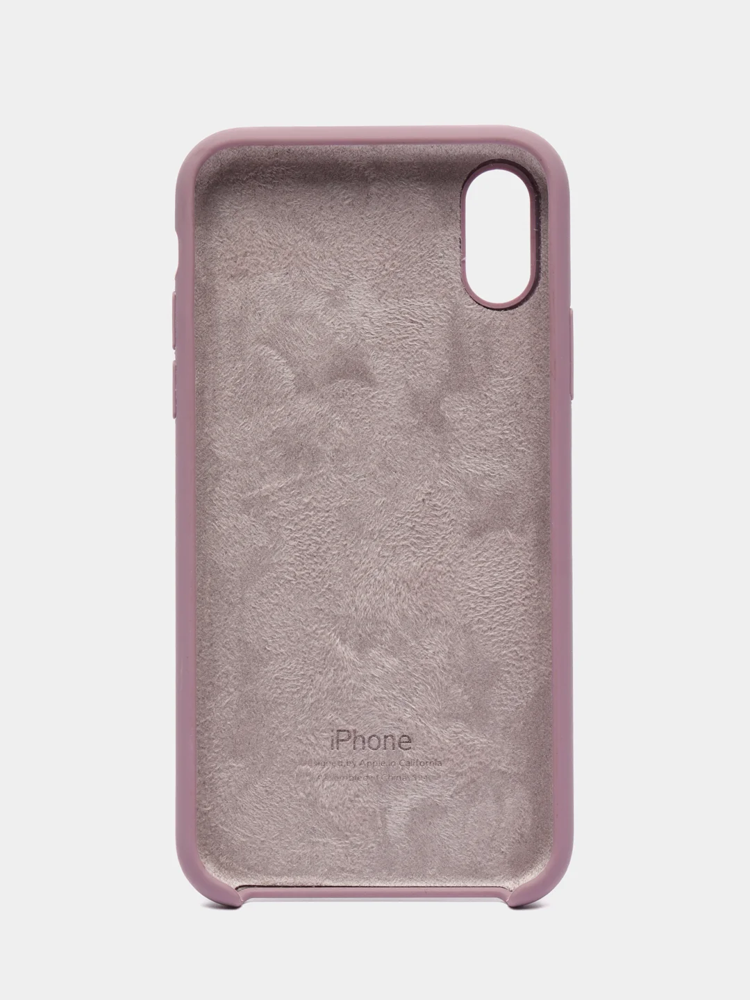 Сиреневый чехол Silicone Case для iPhone X/XS