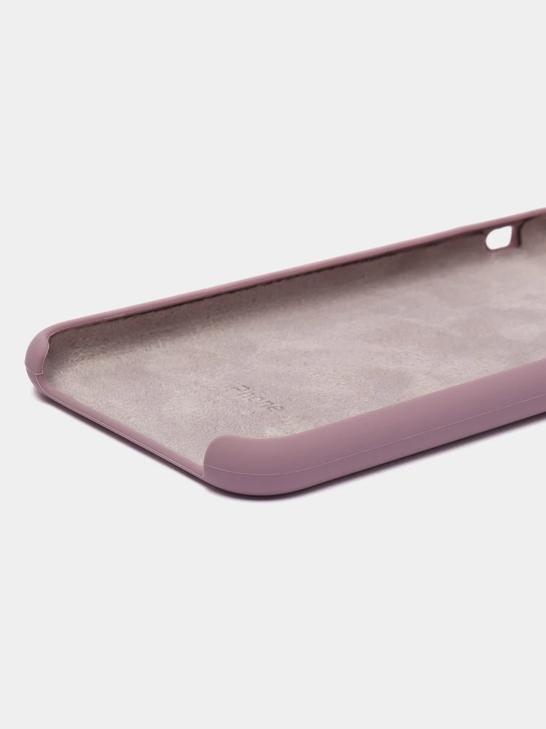 Сиреневый чехол Silicone Case для iPhone X/XS