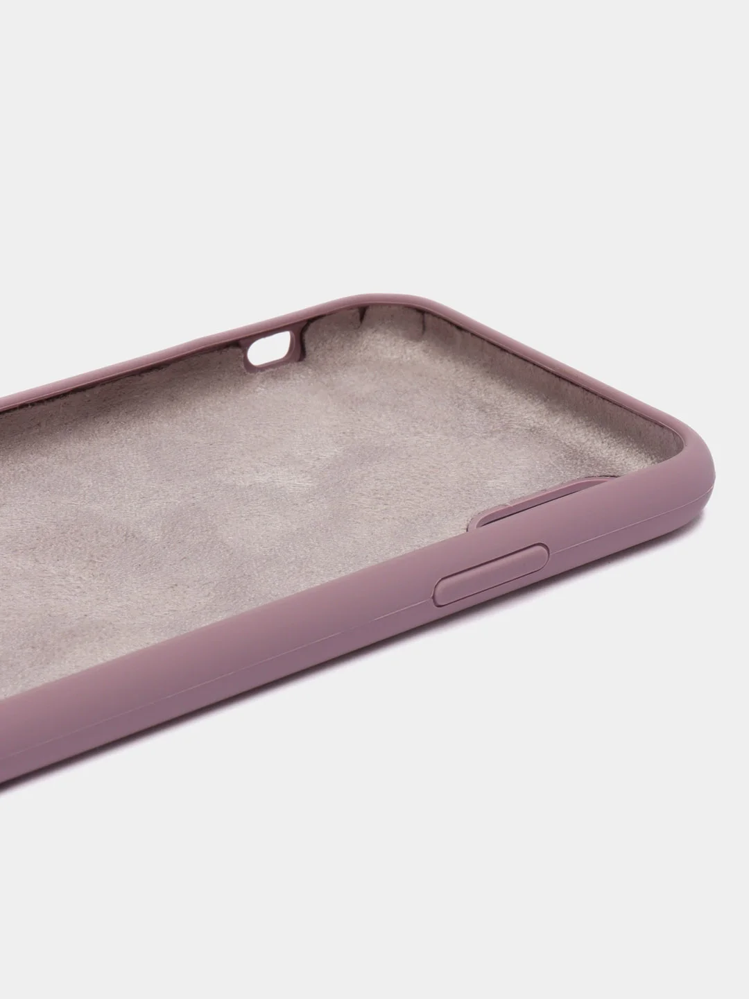 Сиреневый чехол Silicone Case для iPhone X/XS